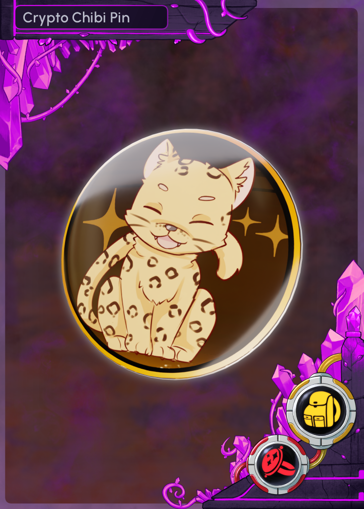 Crypto Chibi Pin