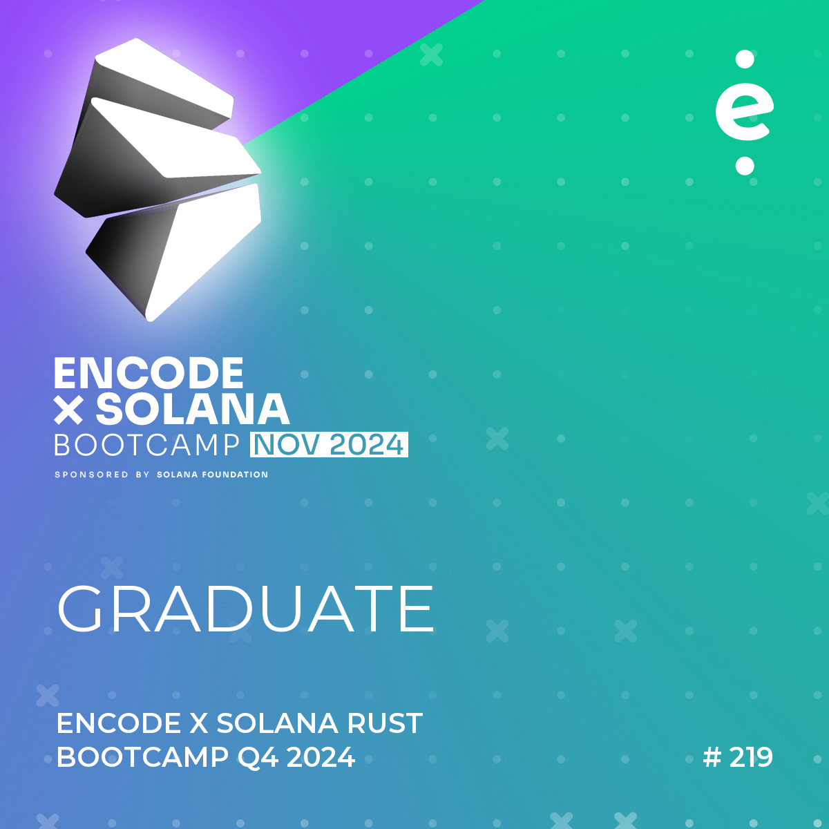Encode Certificate #219