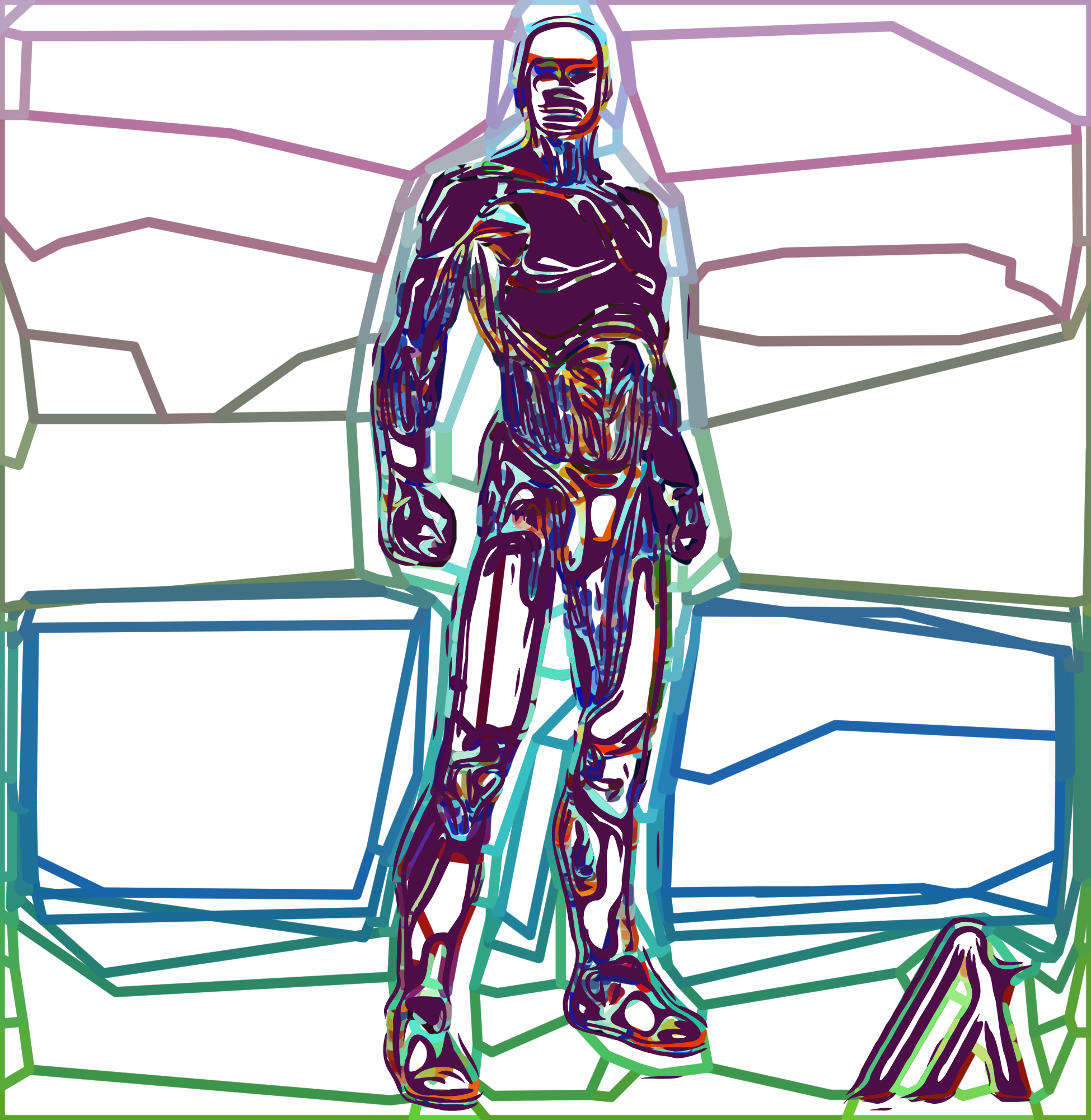 Algoficial Intelligence Man 036R NFT on Algorand