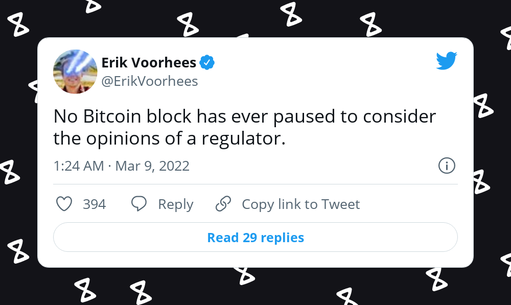 @ErikVoorhees #1501368379499692039