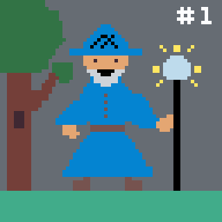 Pixel Wizard 1 NFT on Algorand