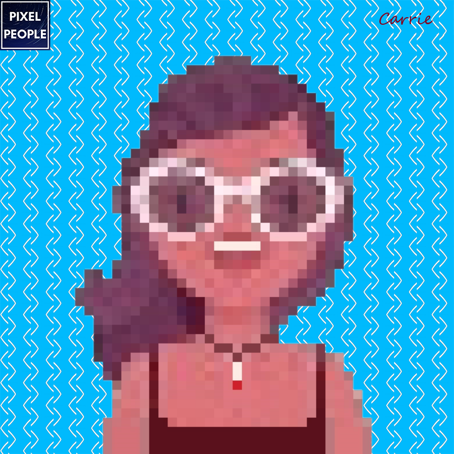 Pixel People #20 - Carrie NFT on Algorand