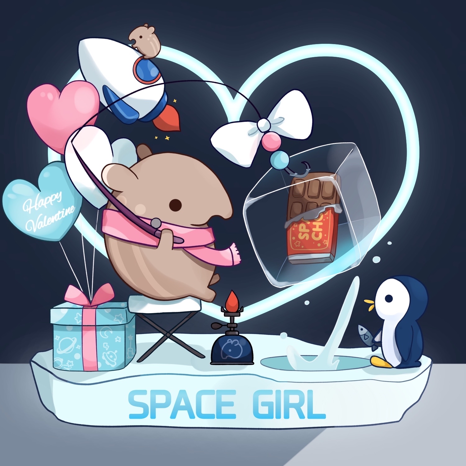 SPACE GIRL VALENTINE