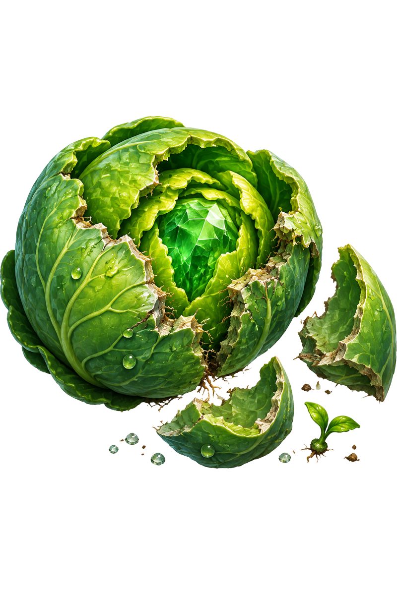 Dewleaf Cabbage Seed Fragment