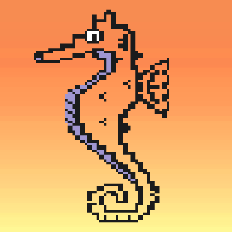 Algo Seahorse #110 NFT on Algorand