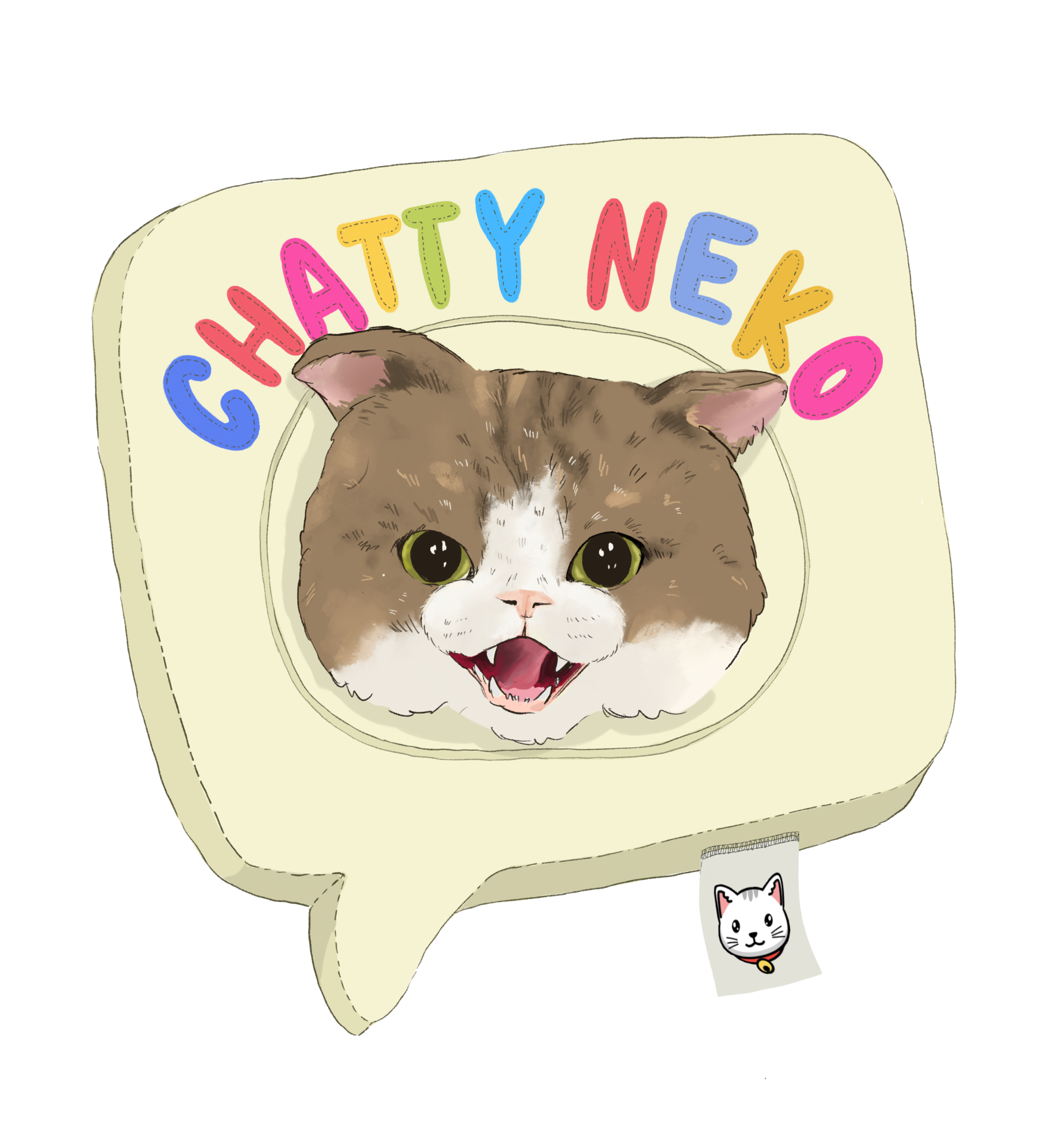 NEKOIN Chatty Neko - 1st Ed NFT on Algorand