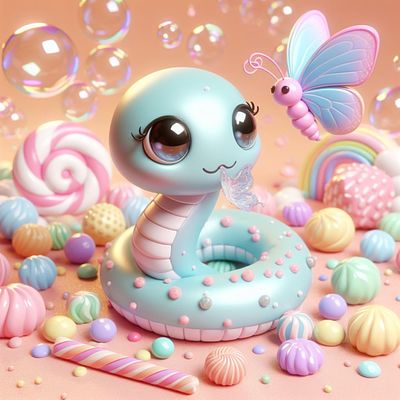 Pastel serpent