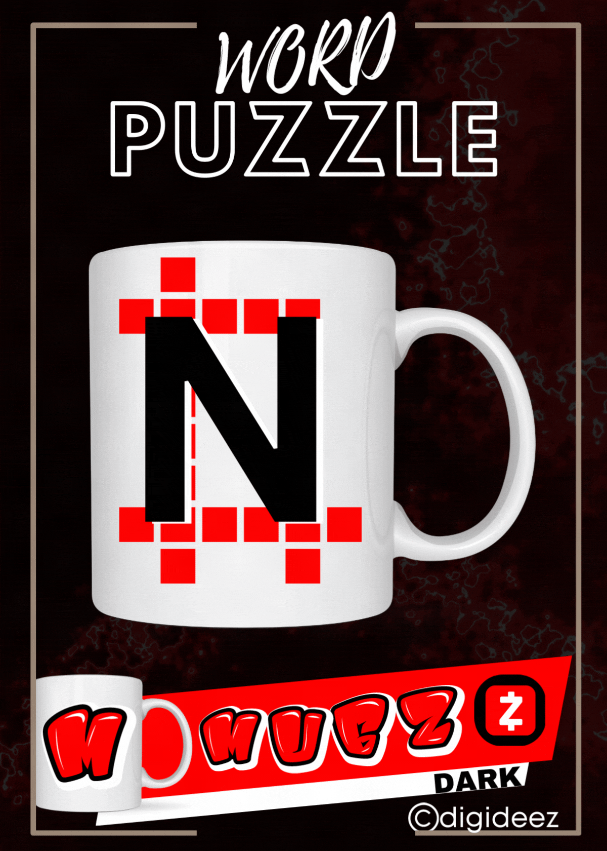 Letter N Dark