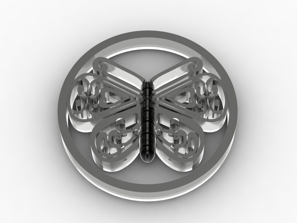 TribalFly - Glass - Black