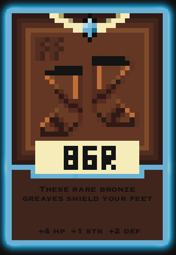 Bronze Greaves (Rare) NFT on Algorand