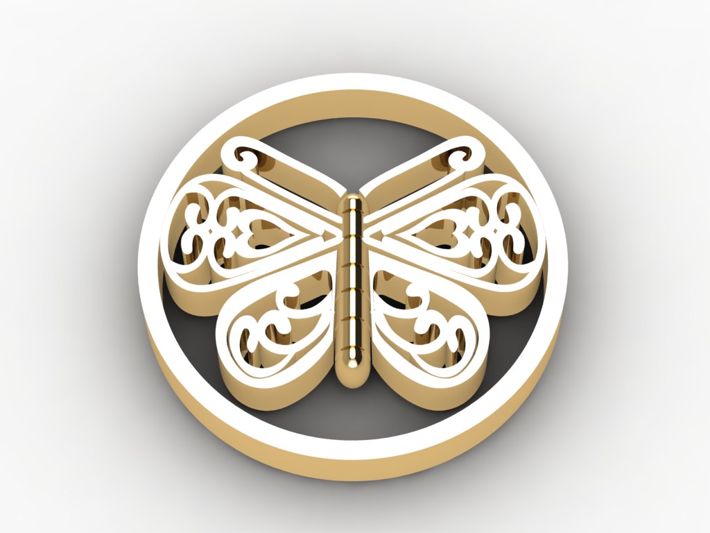 TribalFly - Metal - Gold18k