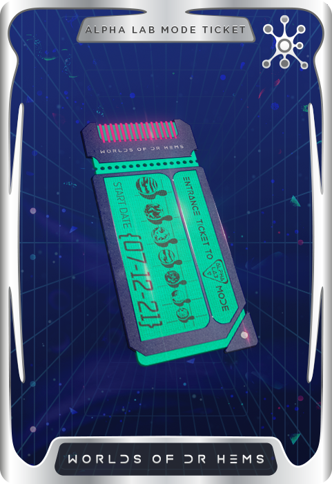 Alpha Lab Mode Ticket
