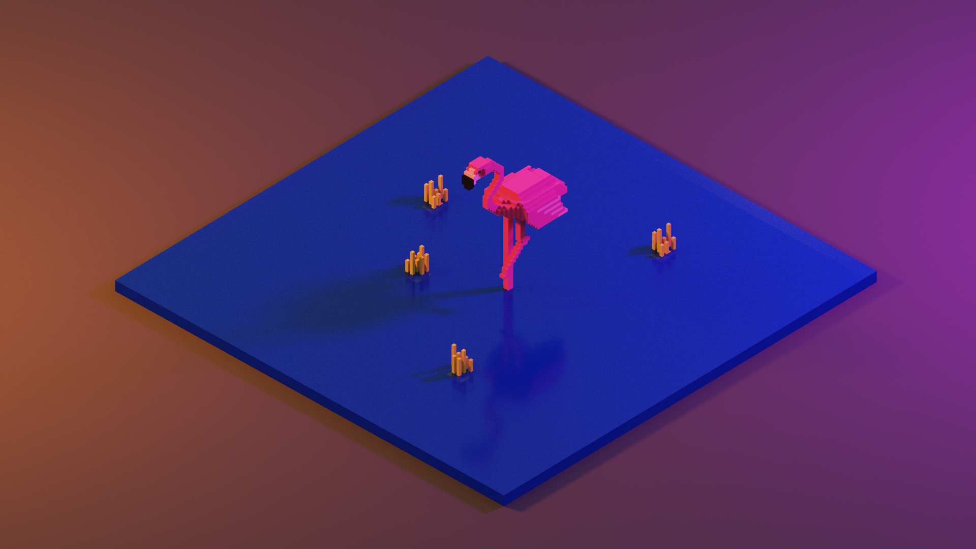 Neon Furamingo NFT on Algorand