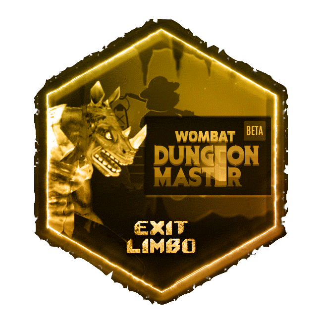 Wombat Dungeon Master Badge