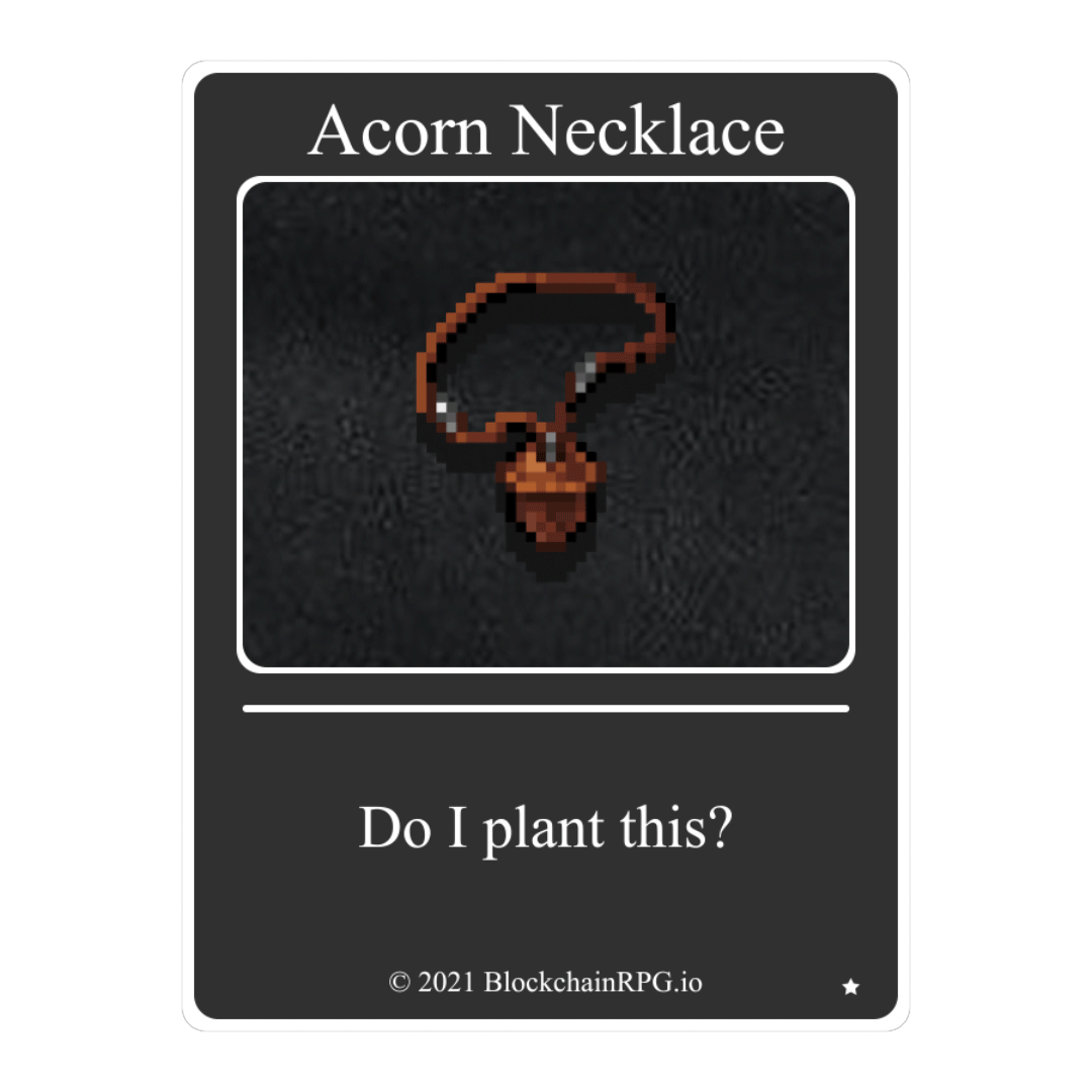 Acorn Necklace