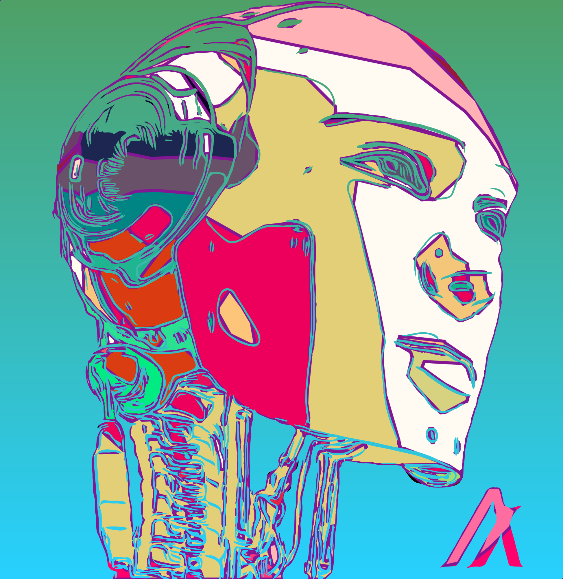 Algoficial Intelligence 034 R NFT on Algorand