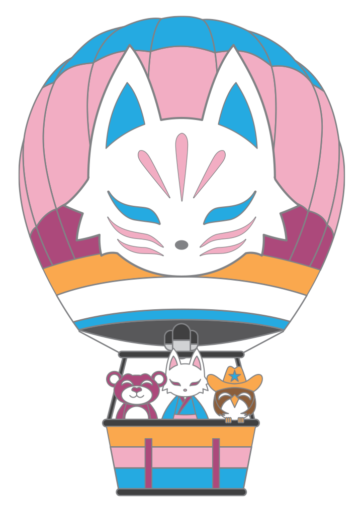 Hot Air Balloon - Pink