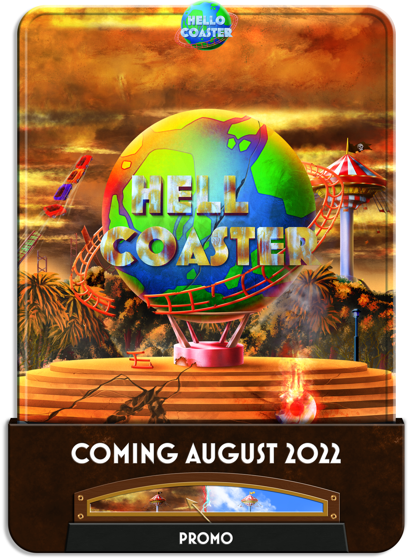 Hello Coaster - Hell Promo Card
