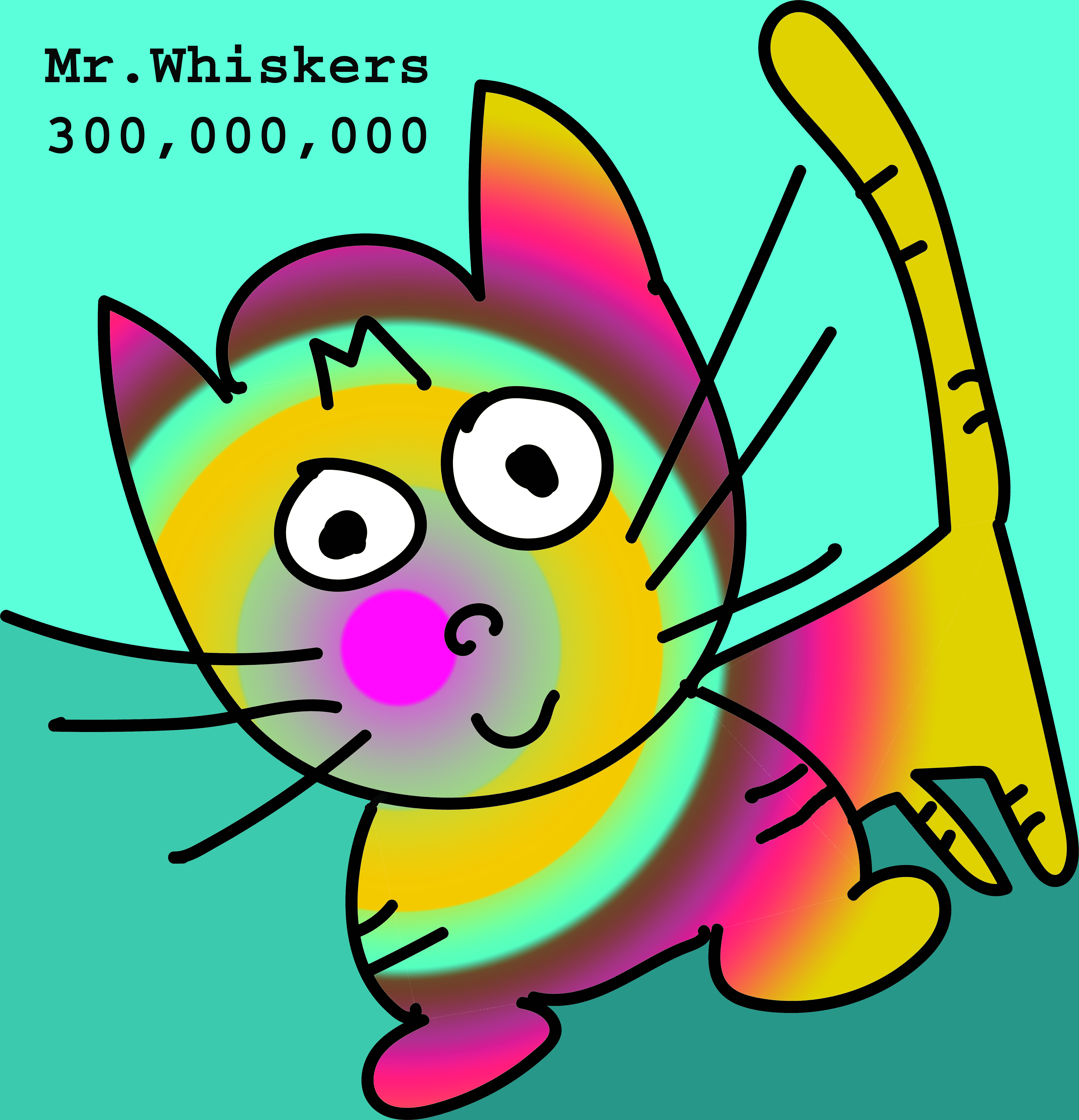 Mr. Whiskers 300,000,000 #5 NFT on Algorand