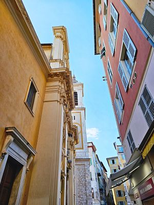 Sunlit Shadows of the old town