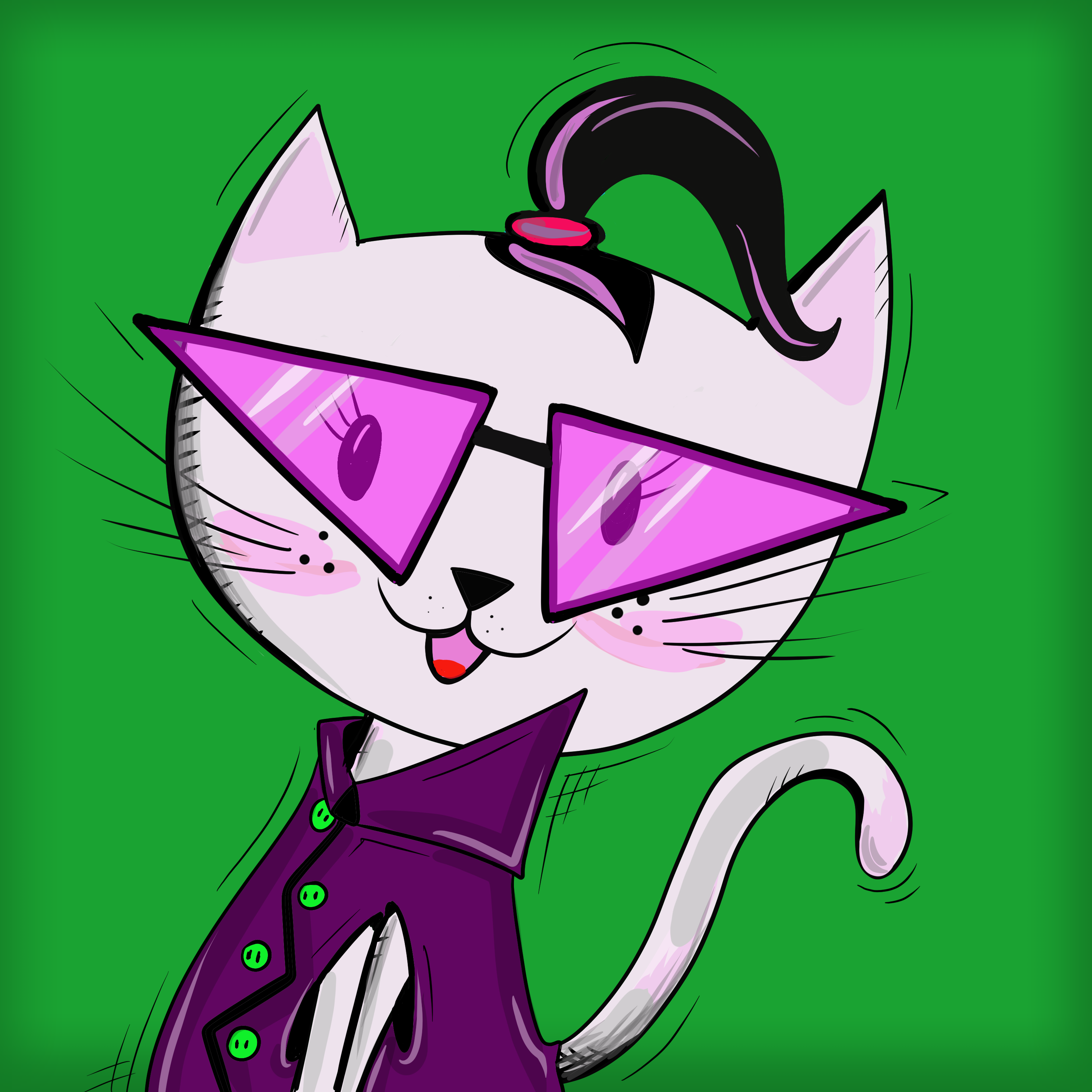 Algo Spectacular Cats #034 NFT on Algorand