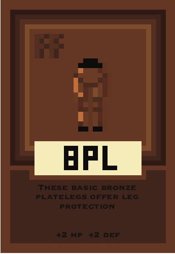 Bronze Platelegs (Basic) NFT on Algorand