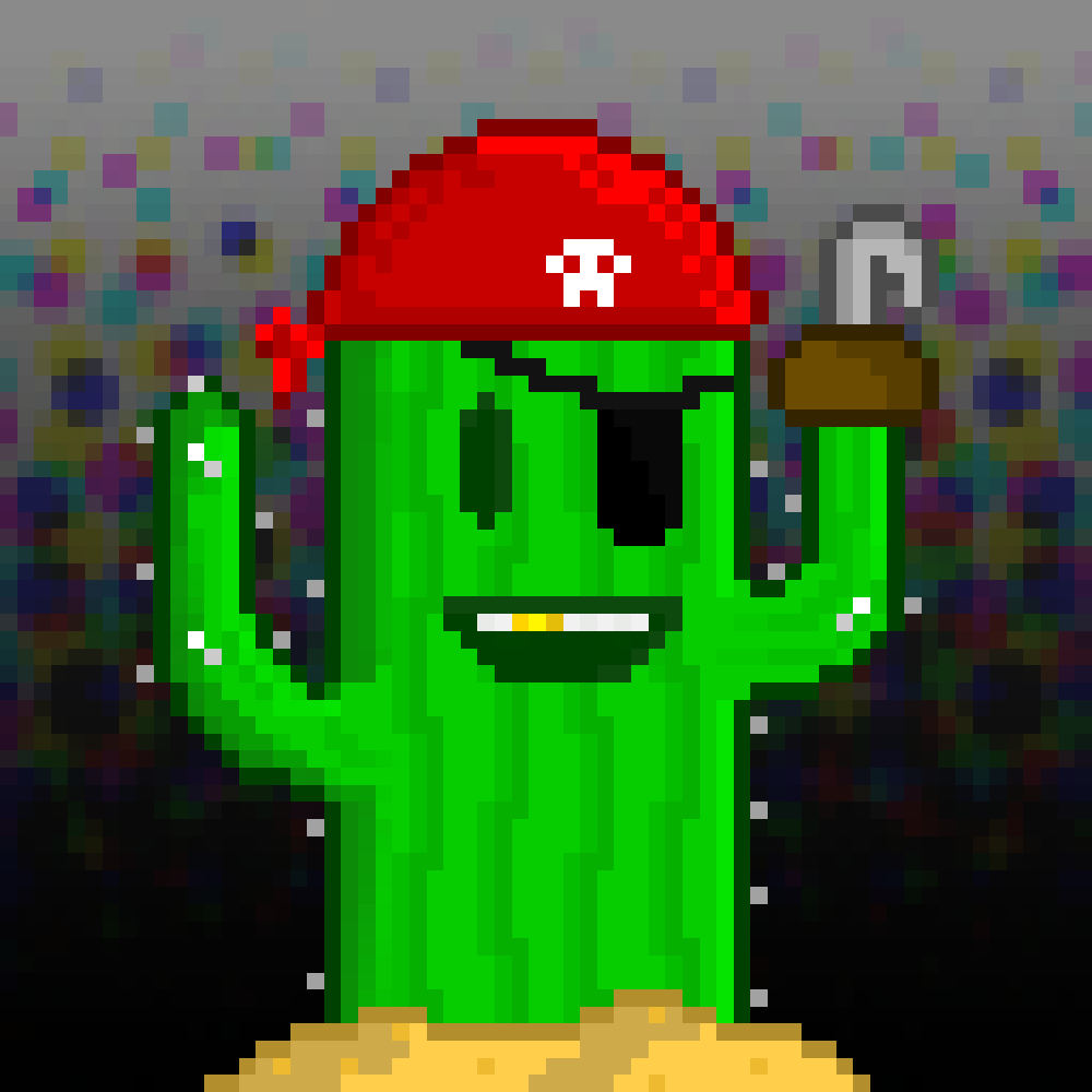 Pirate Cactus #1957 NFT on Algorand