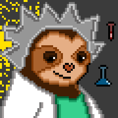 #3 - Mad Scientist - Sheldon the Sloth