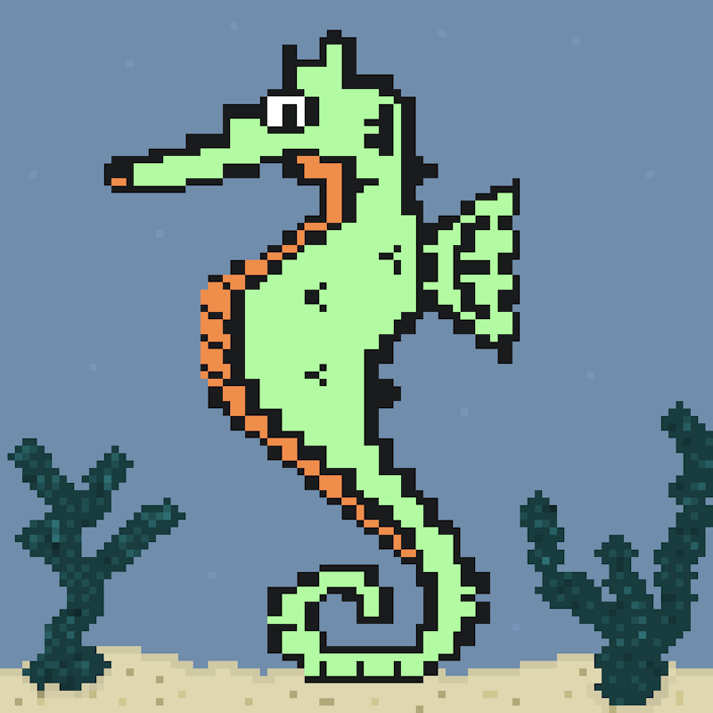Algo Seahorse #48 NFT on Algorand