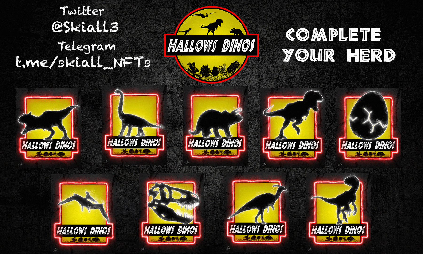 [ Hallows Hallows Dinos ] - Complete your herd !