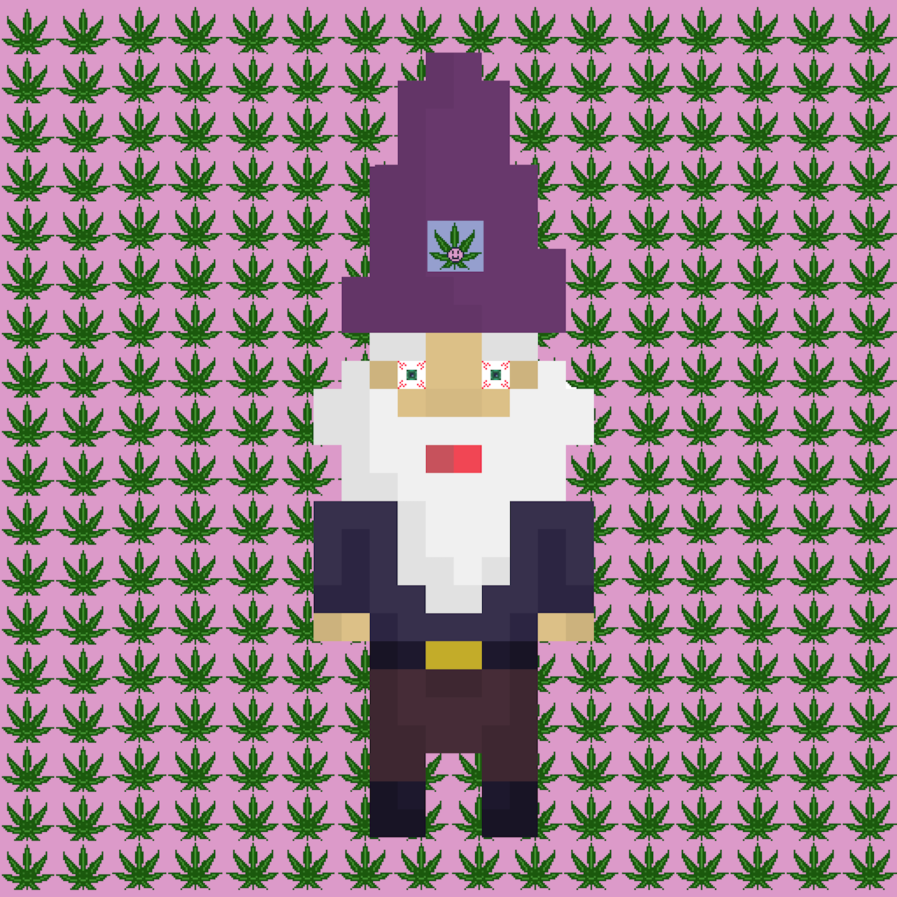 MR Gnome 420 - Pink Kush NFT on Algorand