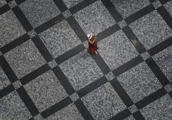 Woman in Red