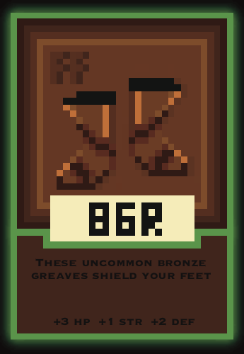 Bronze Greaves (Uncommon) NFT on Algorand