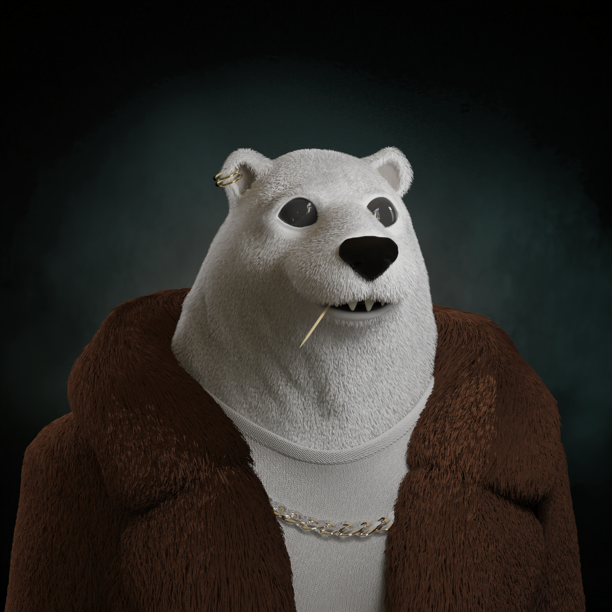 Crypto Polar Bear Club #7554