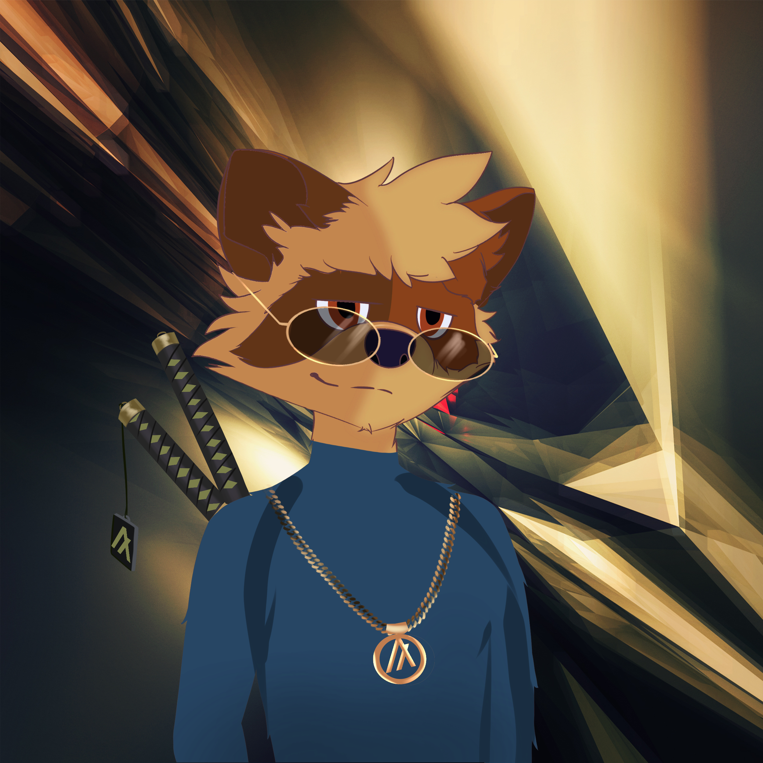 CryptoRaccoon#43 NFT on Algorand