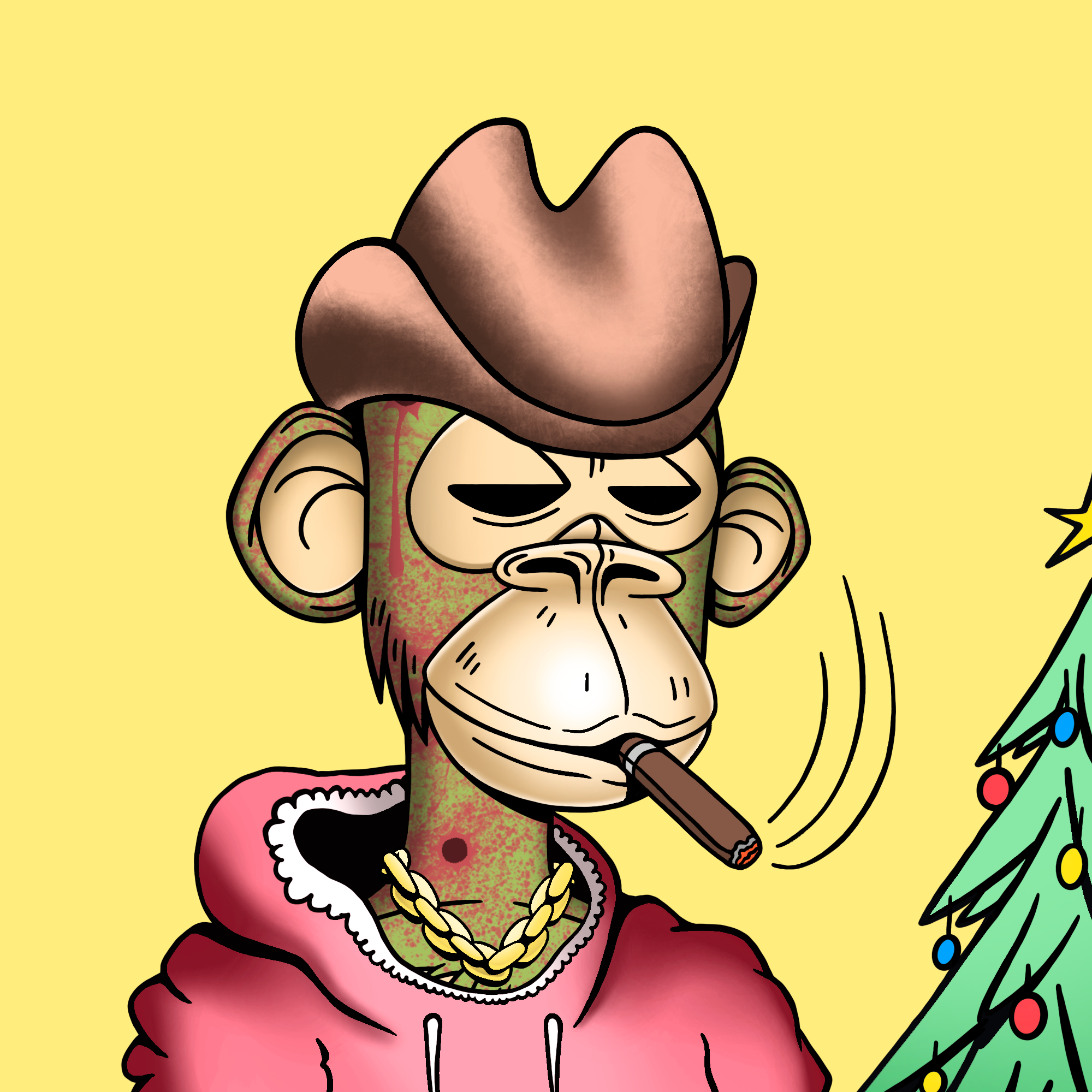 Santa Apes #00150