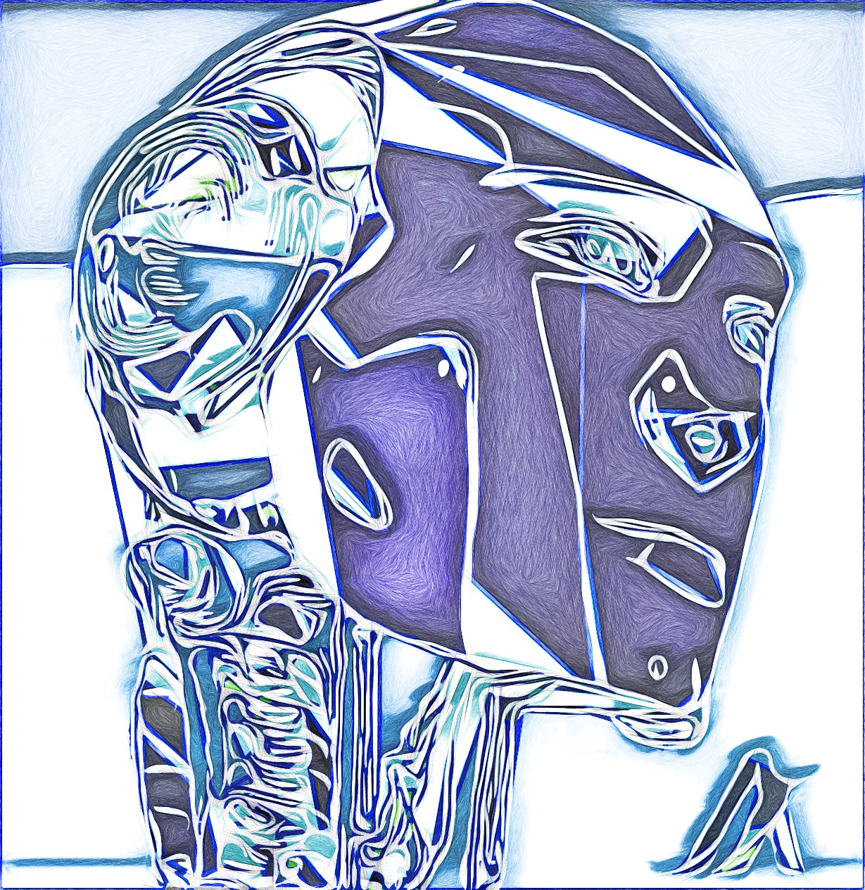 Algoficial Intelligence 042 R NFT on Algorand