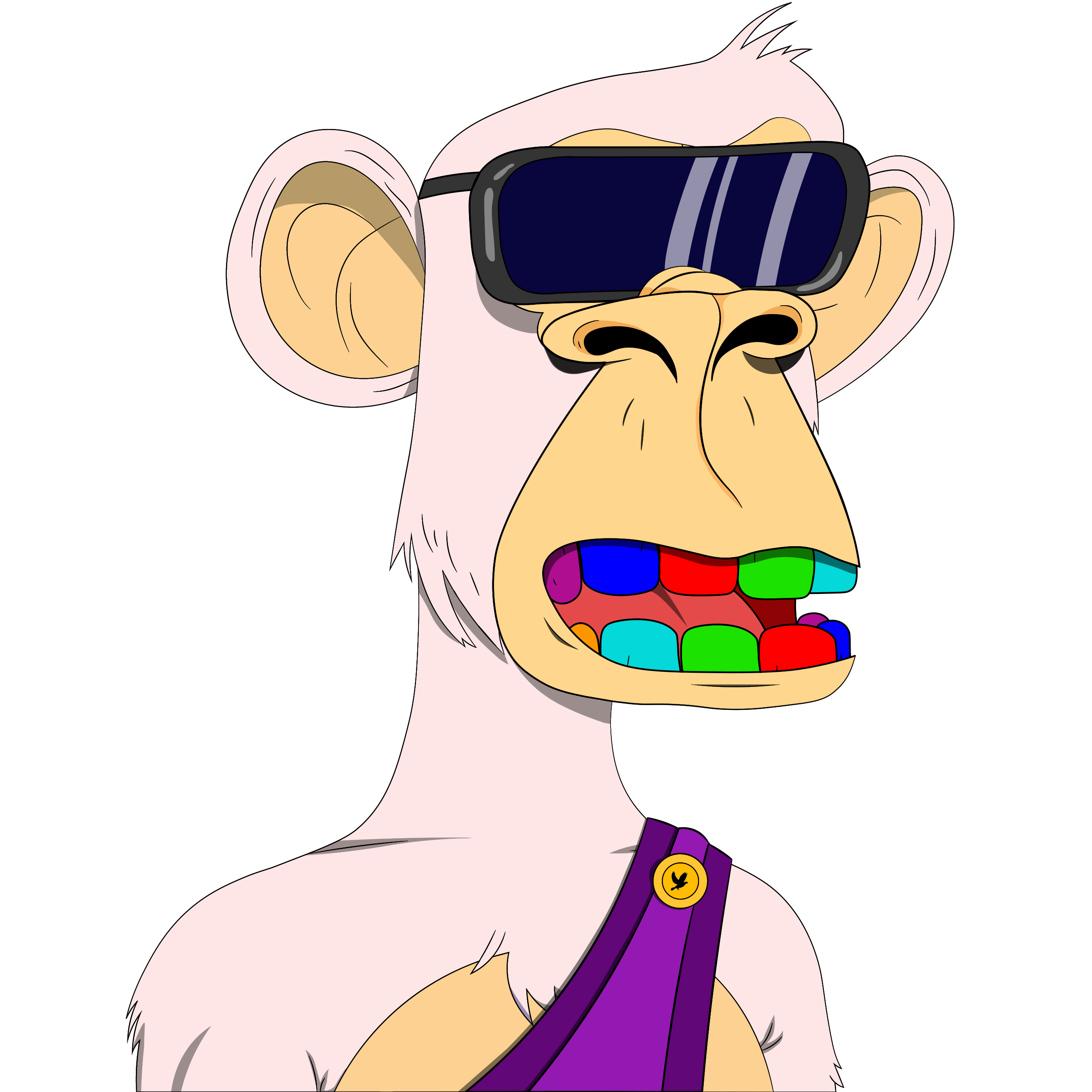 Punk Ape Sticker 3