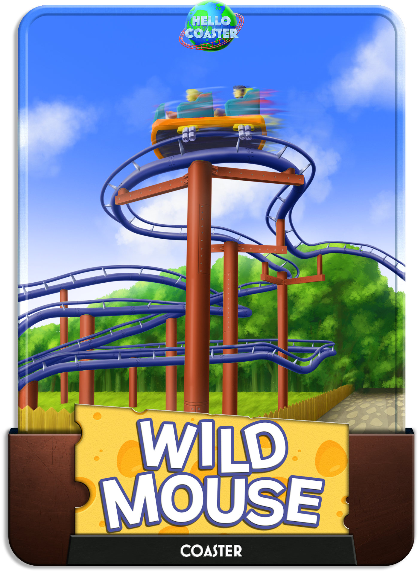 Wild Mouse Coaster