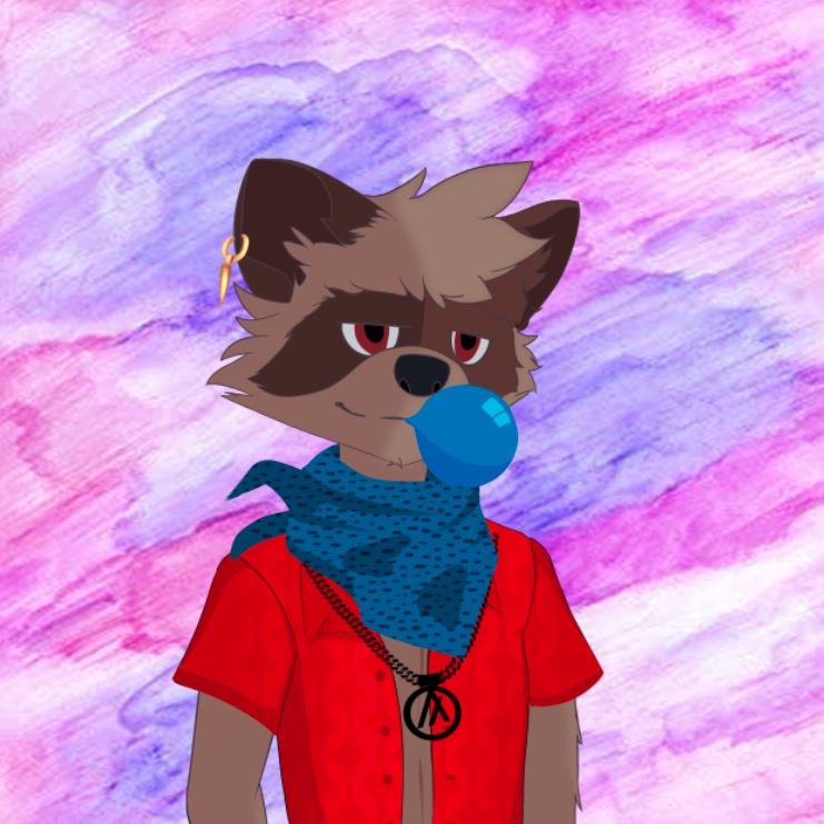CryptoRaccoon#103 NFT on Algorand
