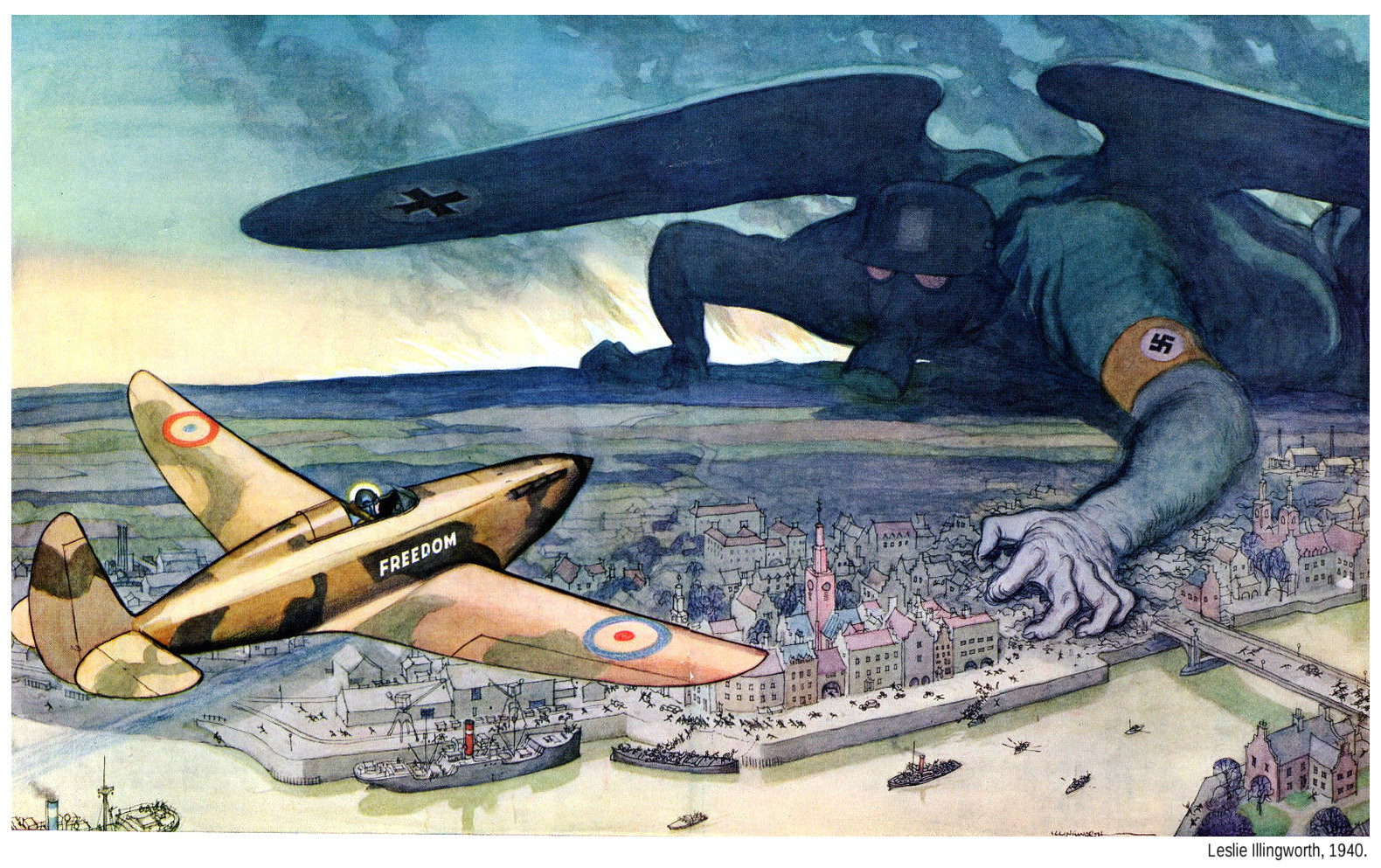 Propaganda Poster 'Freedom' 1940 NFT on Algorand