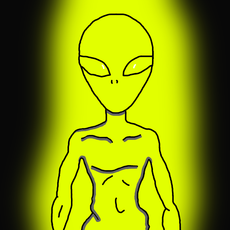 CoolAlien#25-Neon NFT on Algorand