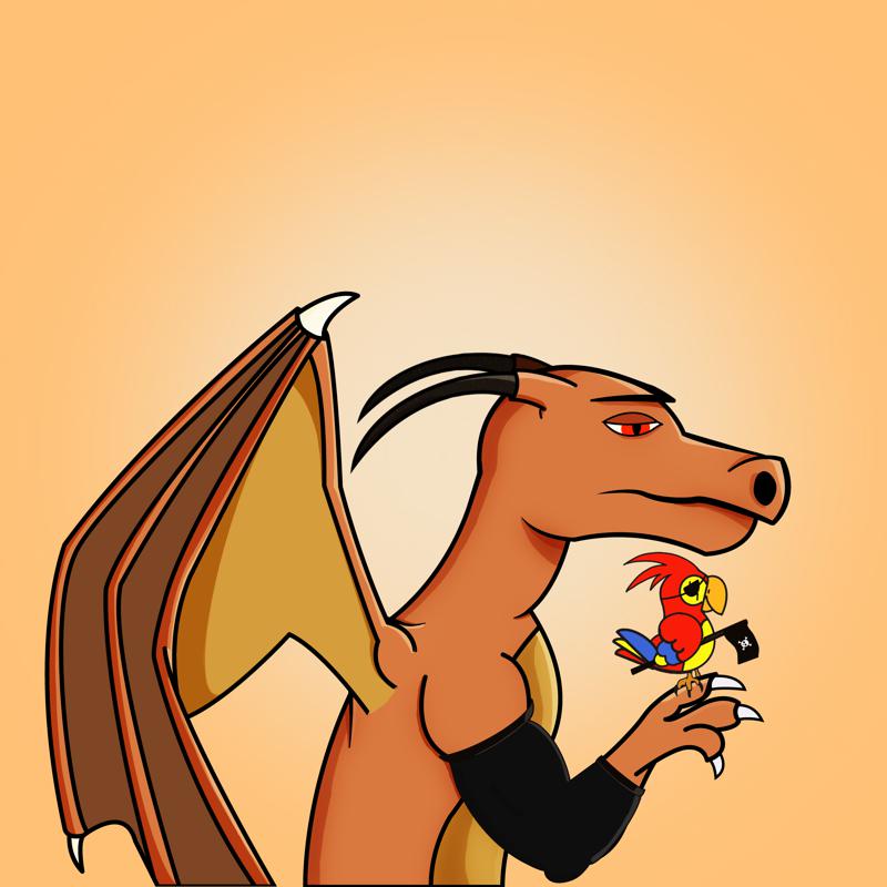 HI_Dragon: #224  NFT on Algorand