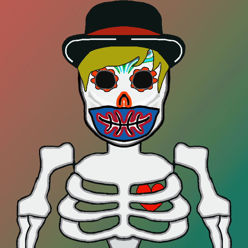 AlgoSkull Gen2 #127 NFT on Algorand