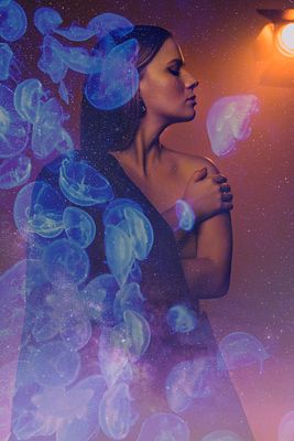 Jellyfish Serenity in Space