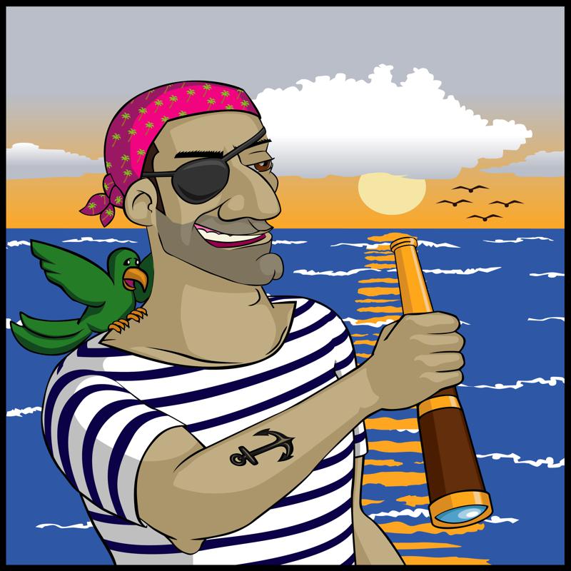 Pirate #006 NFT on Algorand