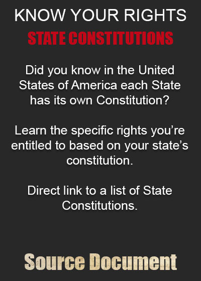 STATE CONSTITUTIONS