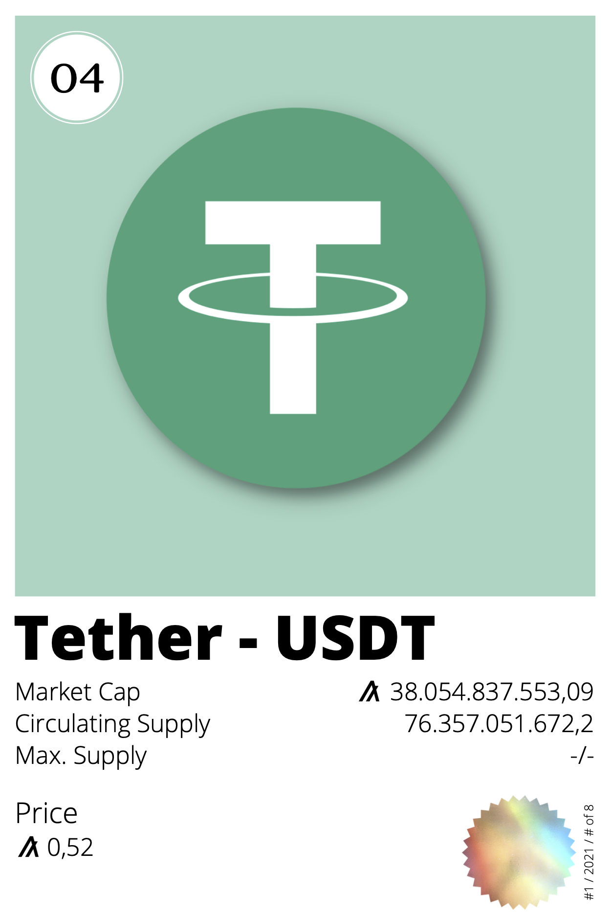 Crypto Cards #1 - 04 USDT