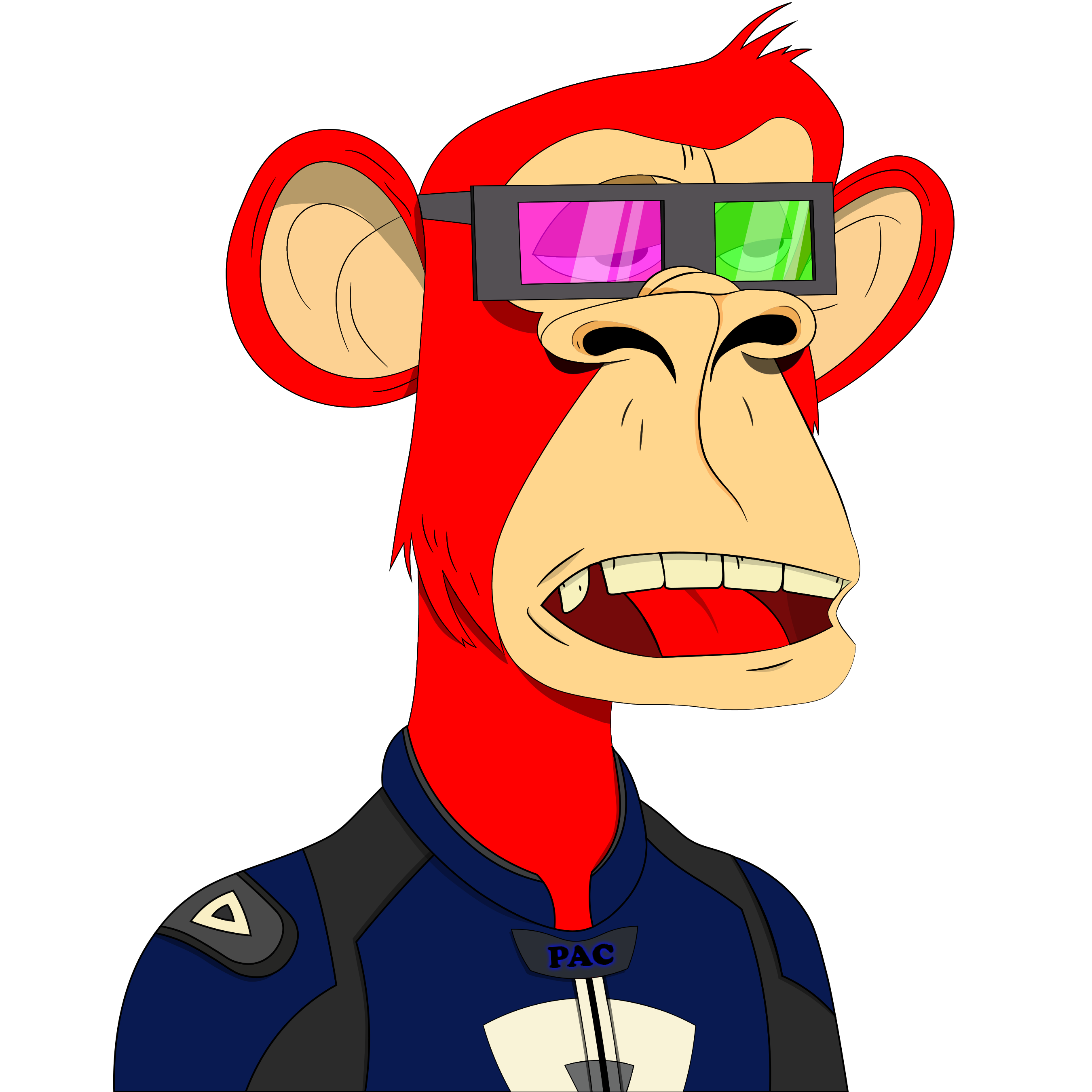 Punk Ape Sticker 2