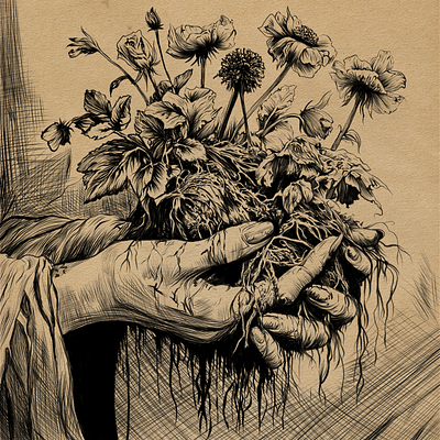take thou these, dionysos, ere nature fades away